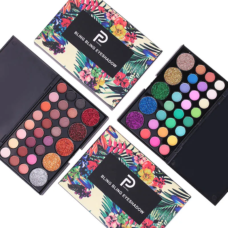 

OSHIONER 29 Colors Eye Makeup Smoky Eye Make Up Nudes Palette Natural Matte Shimmer Eyeshadow Palette Brush Set