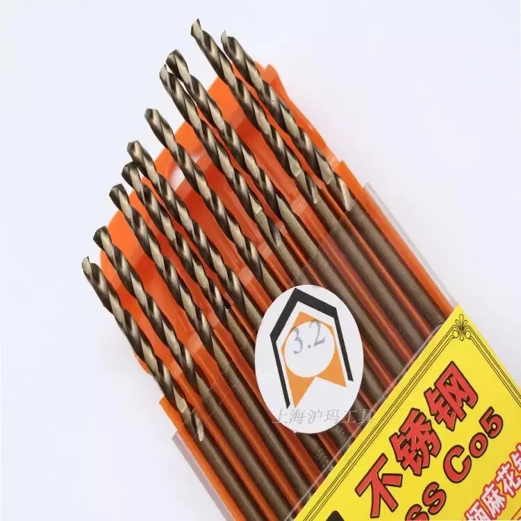 100 шт./лот HSS-CO M35 из нержавеющей стали крученый сверло 1 мм 2 мм 3 мм