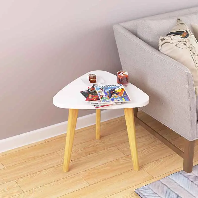 Nordic style Solid wood coffee table triangle Tea table fashion Living Room small table living room Furniture