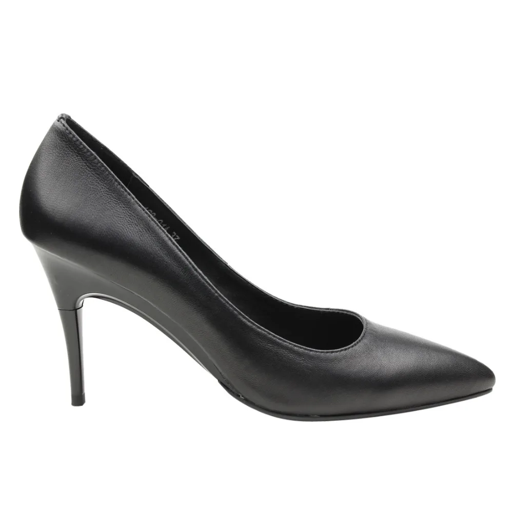 DE22 Women's Shoes Genunie Sheep Leather Height Adjustable Dress Heels ...
