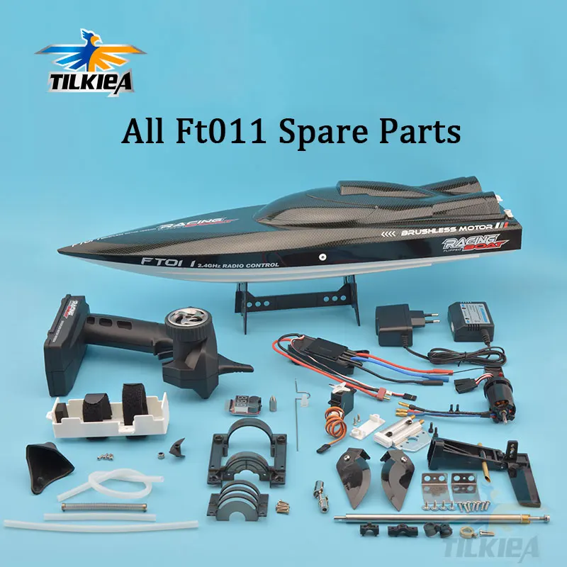 

FT011 Original Parts Spare Part Remote Controler ESC Motor Propeller Servo Turn fin Rudder Hull Drive Shaft Cooling Accs Ft011