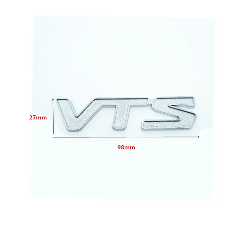 CDIY 3D металлический V T S VTS эмблема автомобиля логотип стикер для Citroen C3 C4 C5 Quatre Saxo