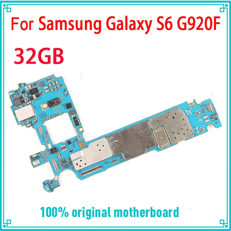 Материнская плата для samsung Galaxy S6 G920F G920I G920V, открыл для samsung S6 плата 32 Гб