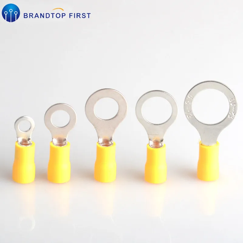 

RV5.5-4 RV5.5-6 RV5.5-8 RV5.5-10 RV5.5-12 Yellow Ring insulated terminal cable Crimp Terminal suit Cable Wire Connector