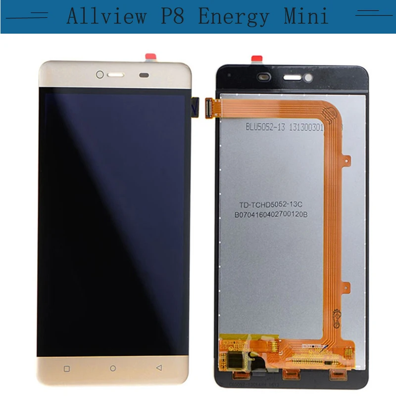 Черный белый золотой цвет для Allview P8 Energy мини Полный ЖК-дисплей + сенсорный экран
