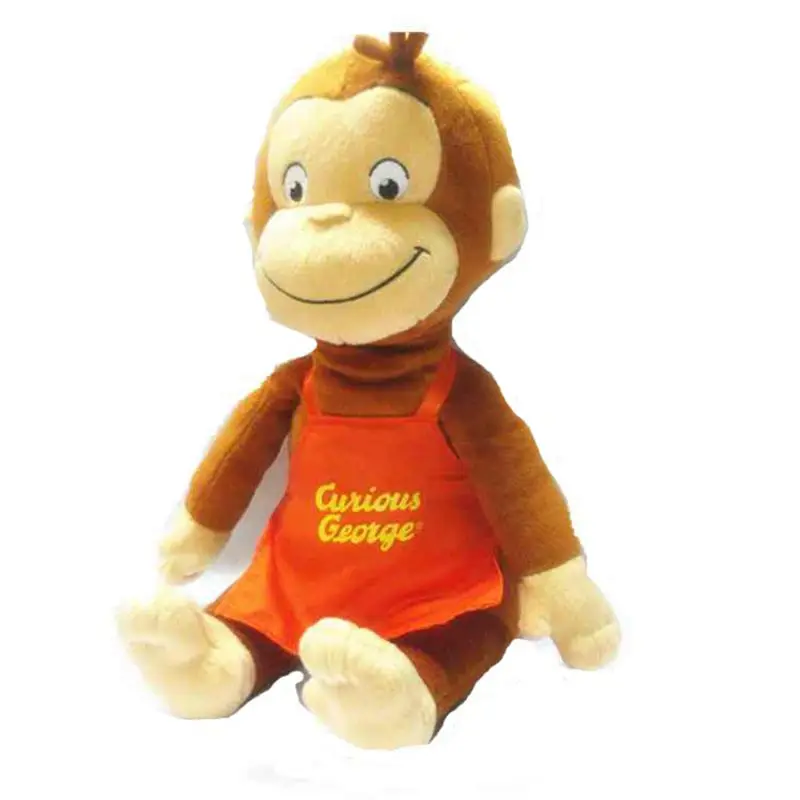 30 см Curious Джордж Обезьяна Мягкие и животные плюшевые игрушки для детей детские подарки