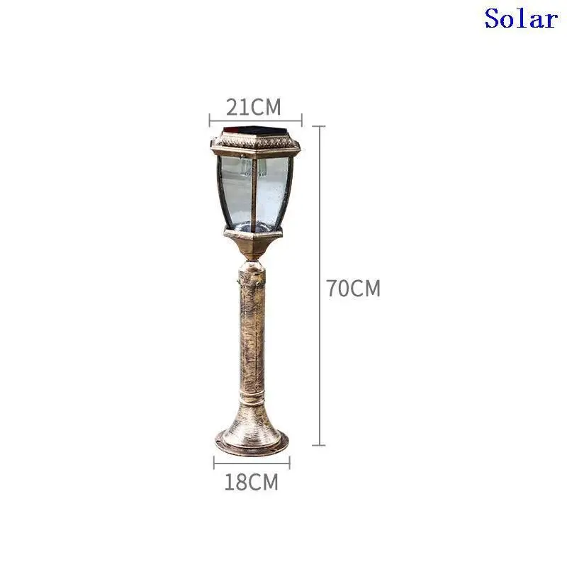 Ogrodowe Lampara Lumiere Exterieur De Tuinlamp, солнечный светильник для сада, декоративный садовый светильник, наружная лампа для газона - Испускаемый цвет: MODEL F