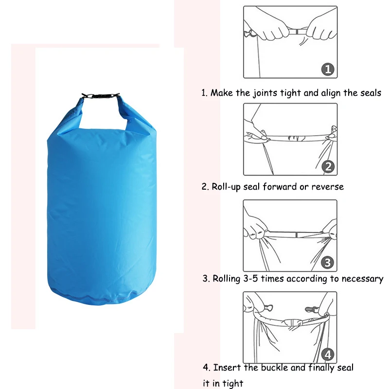 10L 20L bolsa seca impermeable paquete saco natación Rafting kayak río Trekking flotante vela Canoing bote resistencia al agua 10L 20L bolsa seca impermeable paquete saco natación Rafting kayak río Trekking flotante vela Canoing bote resistencia al agua