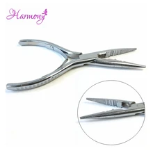 1 шт. 3 отверстия Нержавеющая сталь Химическое наращивание волос Щипцы для наращивания волос для кератина слияния микро кольцо предварительно скрепленные Химическое наращивание волос s