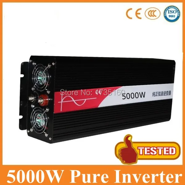 

DC-AC Inverter 5000W pure sine wave inverter 12v/24V/48V to 120v/230v 5000W inversor de onda senoidal pura