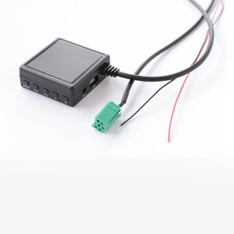 

Biurlink 2019 Car Radio Bluetooth Microphone Audio Media AUX Adapter Support TF USB Flash Drive For Renault Clio Megane