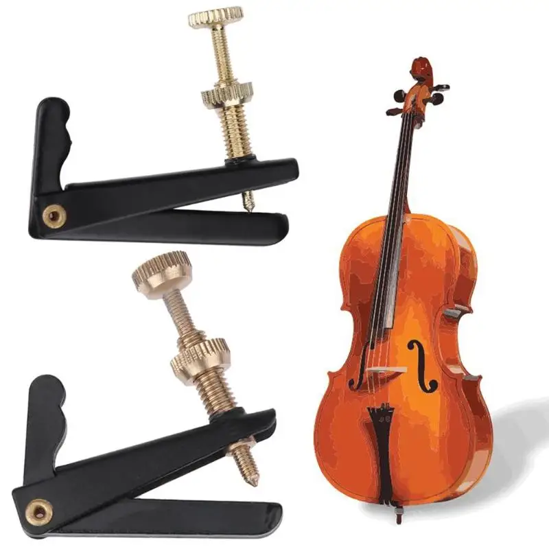 1pc 1/2 4/4 Cello Fine Tuner Golden Screw Musical Instrument Accessories 1/2 4/4 Cello Fine