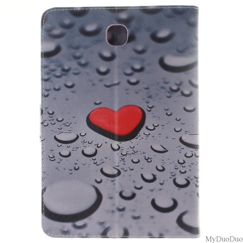 Flower PU Leather Wallet Case For Samsung Galaxy Tab A 8.0 inch T350 T351 T355 P350 SM-T355 Case Girl Boy Stand FlipTablet Cover (13)