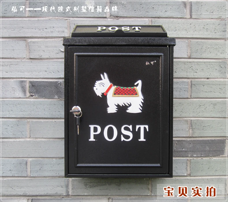 Садовый декор/почтовый ящик для особняка/ящик для газет/Европейский-почтовый ящик/на открытом воздухе в пасторальном стиле ретро-адрес электронной почты/почтовый ящик/домашний декор