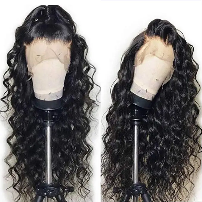 density Brazilian Remy Hair Lace Wig With Baby Hair 