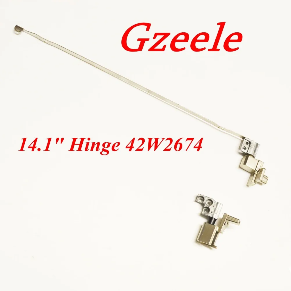 

GZEELE NEW 1 pair LCD Hinges For IBM Lenovo FOR Thinkpad T61 T61p 14.1" Standard Screen Lcd Hinges Left Right 42W2674