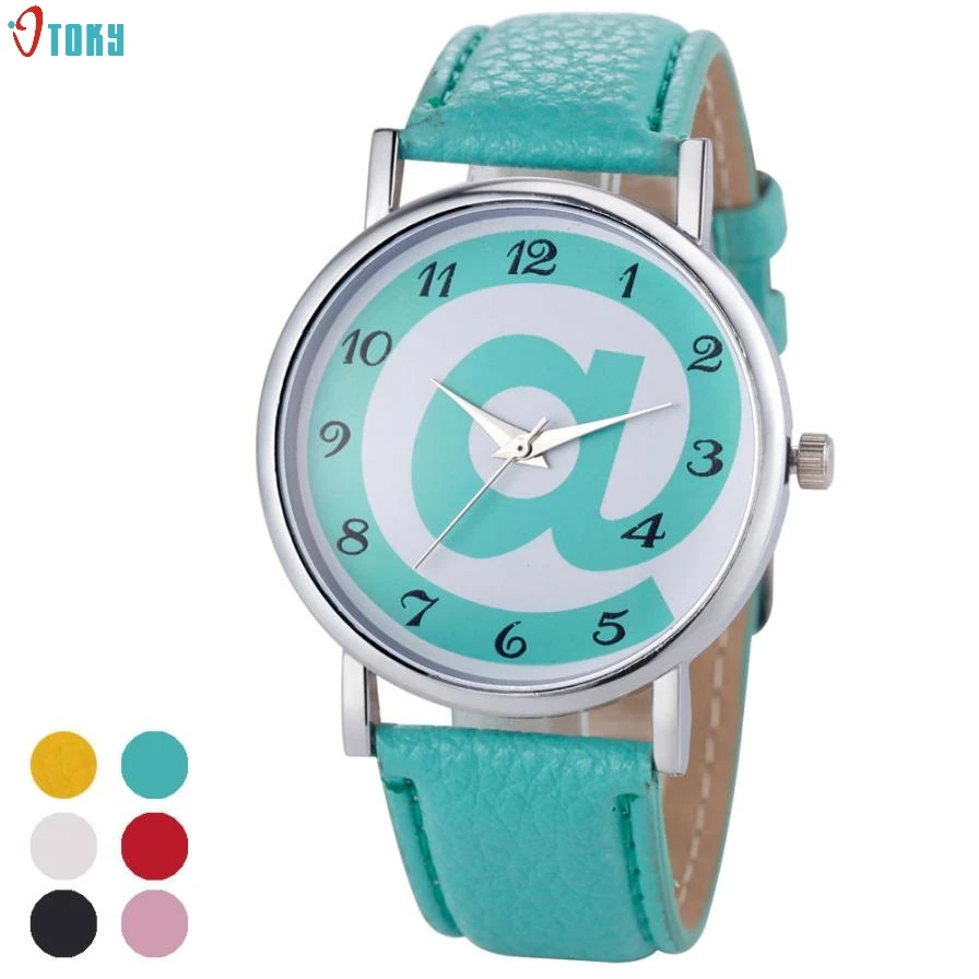 

OTOKY 2017 Dignity Fashion Women Analog PU Leather Quartz Wrist Watch Watches MA 23