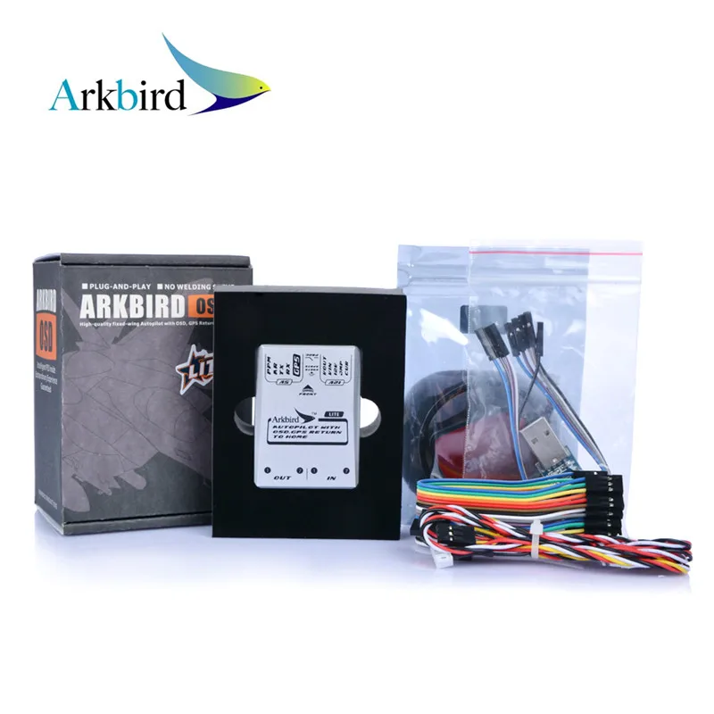 

Arkbird FPV OSD Autopilot 2.0 Lite Flight Controller System with M8N GPS Current Sensor Neccessory Cables
