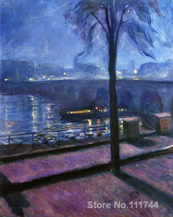 Картина маслом Размножение ночь в Saint Cloud Edvard Munch ручная роспись высокое качество |
