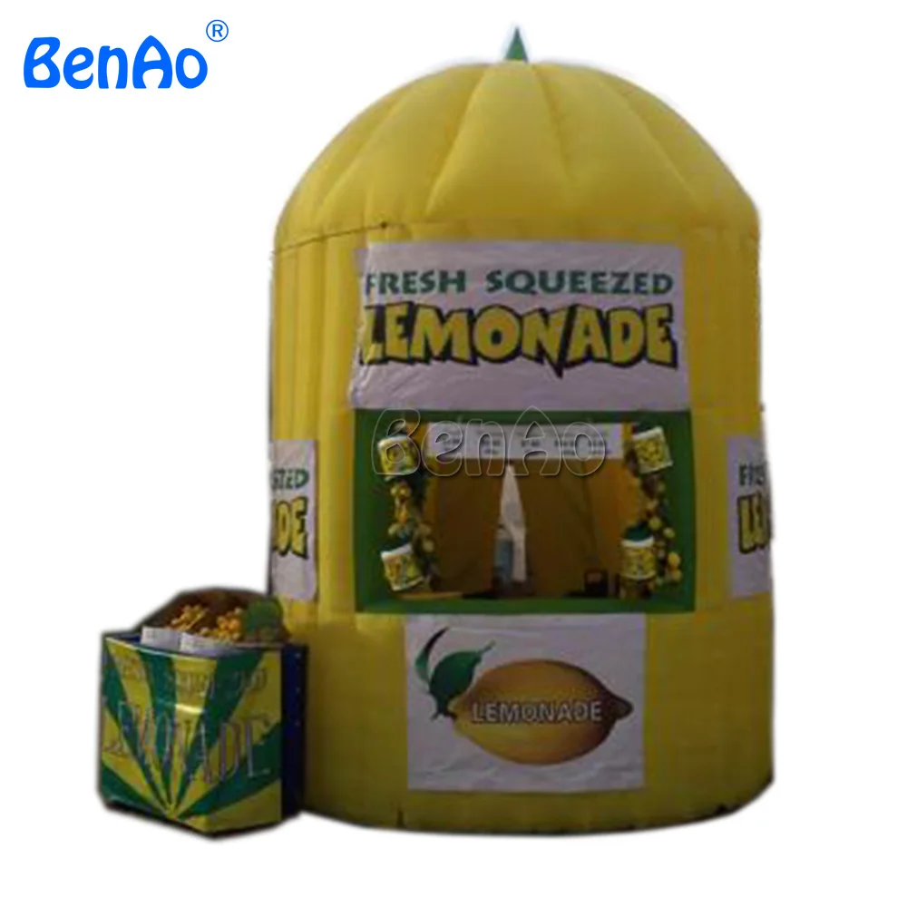 T122 benaofree 10* 13ft надувные Lemon ade booth, надувные Lemon барная стойка booth киоск палатки рекламы палатка для продажи