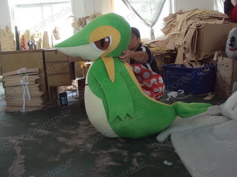 Snivy Pokemon Mascot Costume Fancy Dress Outfit Epe Cosplay Costumes