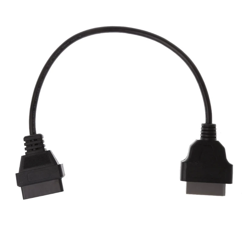 Для Nissan 14 Pin Male to OBD2 Female 16 адаптер кабель автомобильный диагностический