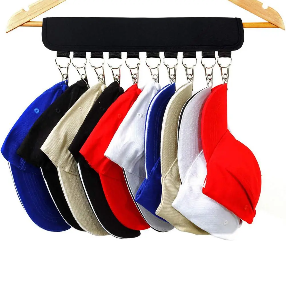 Adeeing переносная вешалка для путешествий Домашняя одежда шляпа носок Шарф Хранение - Цвет: Черный