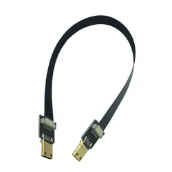 FPV mini HDMI Мужской адаптер 5 см-100 см лента гибкой печатной платы плоский кабель HDMI шаг 20pin разъем