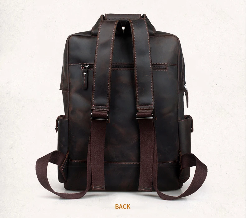 TIANHOO сумки в ретро стиле многофункциональная сумка на плечо crazy horse кожаная модная Большая вместительная посылка дорожная мужская сумка