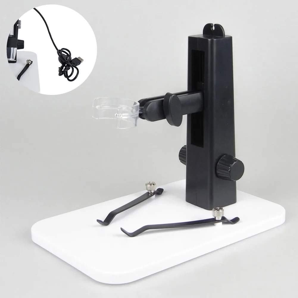 

Gimbal Lifting Portable Bracket ABS Adjustable Height Stable Professional Easy Install Holder Desktop Microscope Stand Durable