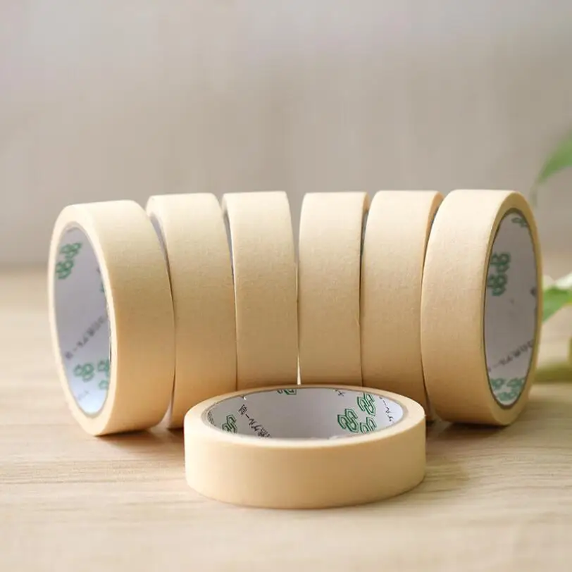 

20 Meter Long Textured Masking Tape, Automotive Paint Masking Tape, High Temperature Resistance, High-viscosity Decorative Tape