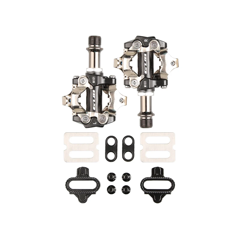 GUB MTB Горный Дорожный Подшипник педали Хром Молибден сталь велосипедный педальный велосипед запчасти самоблокирующийся алюминиевый сплав педали