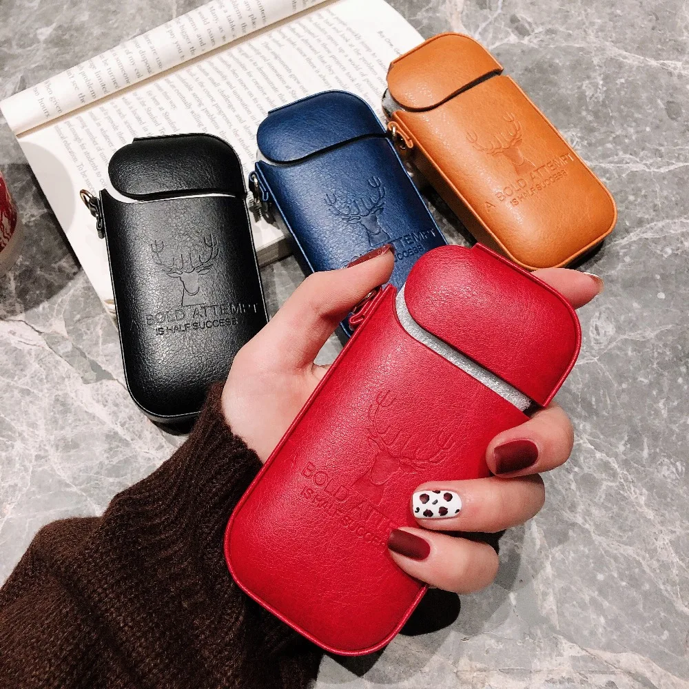 

Fashion PU Leather Case For IQOS For IQOS 2.4 Plus E Cigarette Protective Case Cover Sleeve