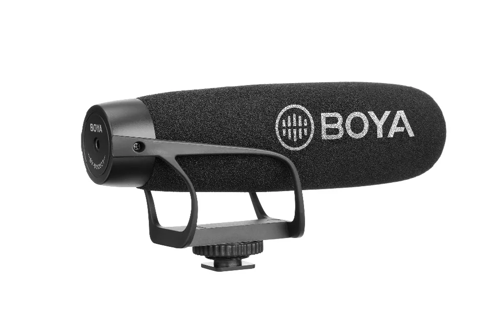 Кардиоидный микрофон BOYA BY-BM2021 для камеры DSLR Nikon Canon телефона видеокамеры с кабелем