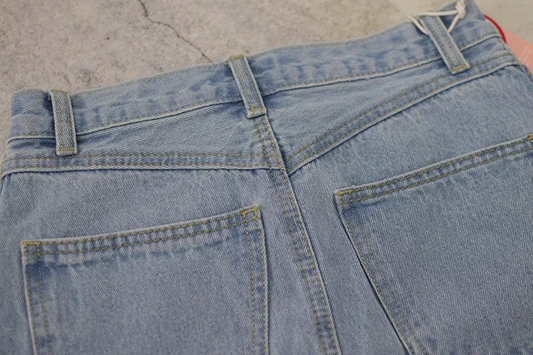 LOGAMI джинсы с завышенной талией юбка-карандаш женские весенне-летние рваные джинсовые юбки женские мини сексуальные юбки светло-голубые