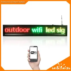 P10 на открытом воздухе на каждый день, 3 цвета Многоканальная машина светодиодная вывеска wi-fiпрограммируемый прокрутка рекламное сообщение