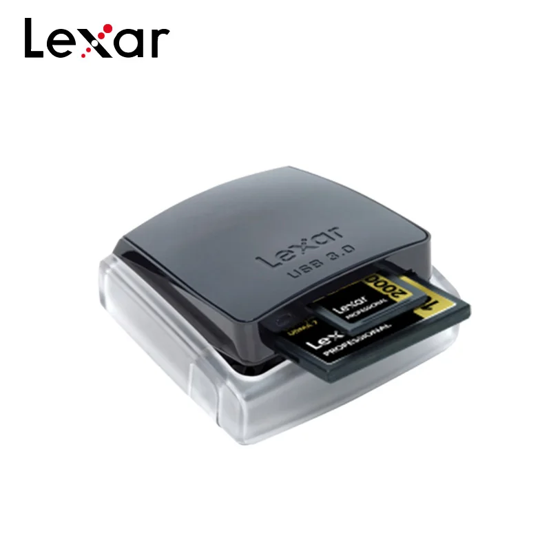 

Lexar Professional USB 3.0 Dual-Slot up to 500MB/s Protective Card Reader supports the latest high speed CF Card SD Card formats