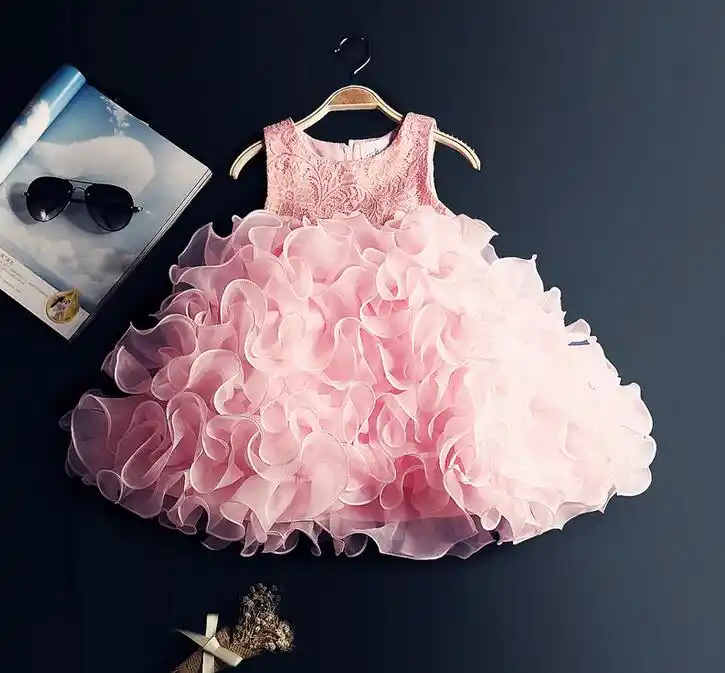 pink baby party dress