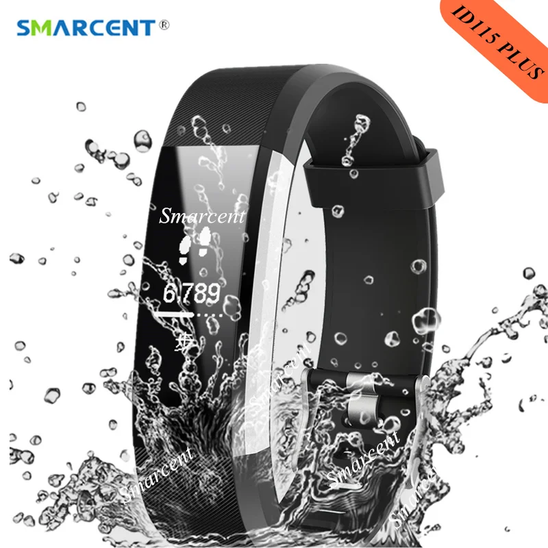 

ID115HR PLUS Smart Wristband Sports Heart Rate Smart Band Fitness Tracker Smart Bracelet Smart Watch for IOS Android