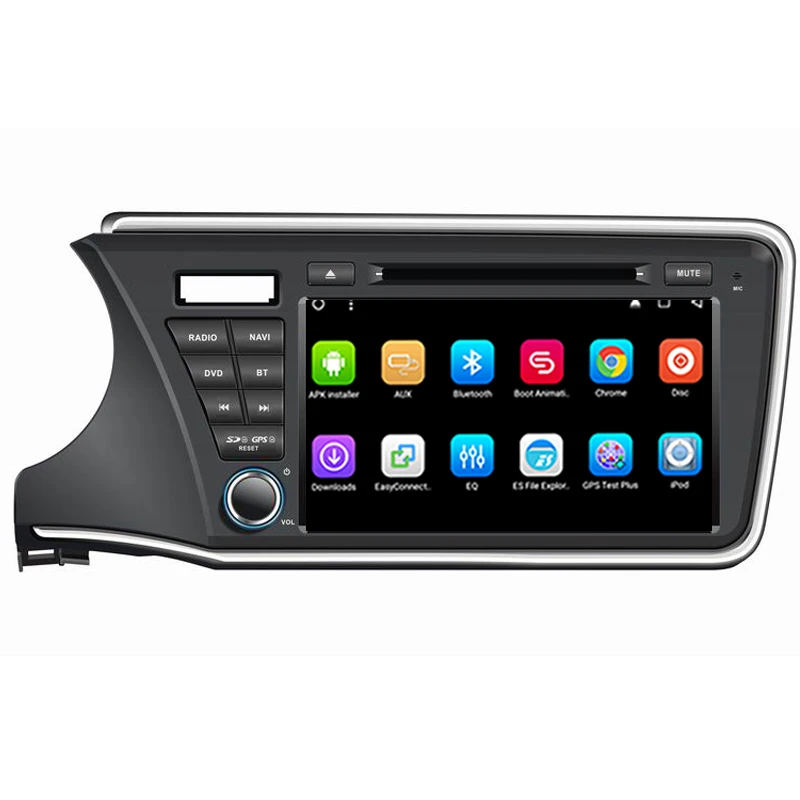 Discount 9" in-Dash Android Car DVD Player with TV/BT GPS 3G WIFI DVR,Audio Radio Stereo,Car PC/multimedia headunit for Honda City 2014 1