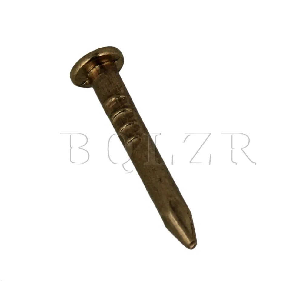 BQLZR Antique Copper Furniture Miniature Nail with Round Head 10mm Pack of 100