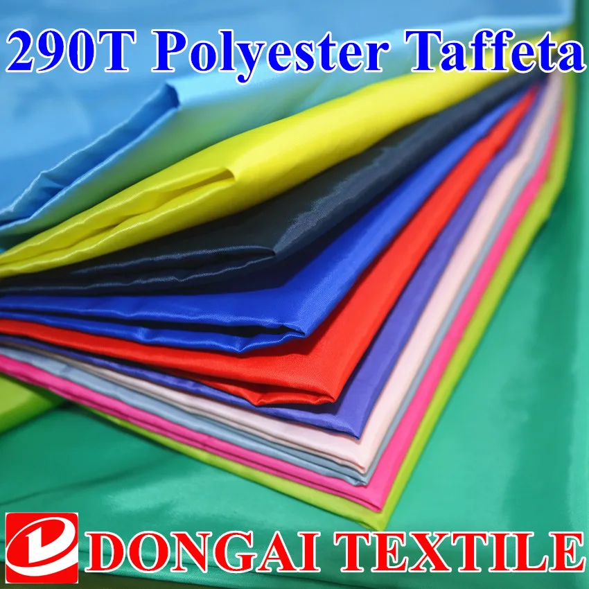 

100cm*150cm 290T polyester taffeta lining fabric /lining fabric for Cotton-padded jacket