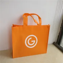 500 шт/партия 30x35x8 см рекламные многоразовые нетканые хозяйственные сумки заказной логотип перерабатываемые пакеты для бакалейных товаров