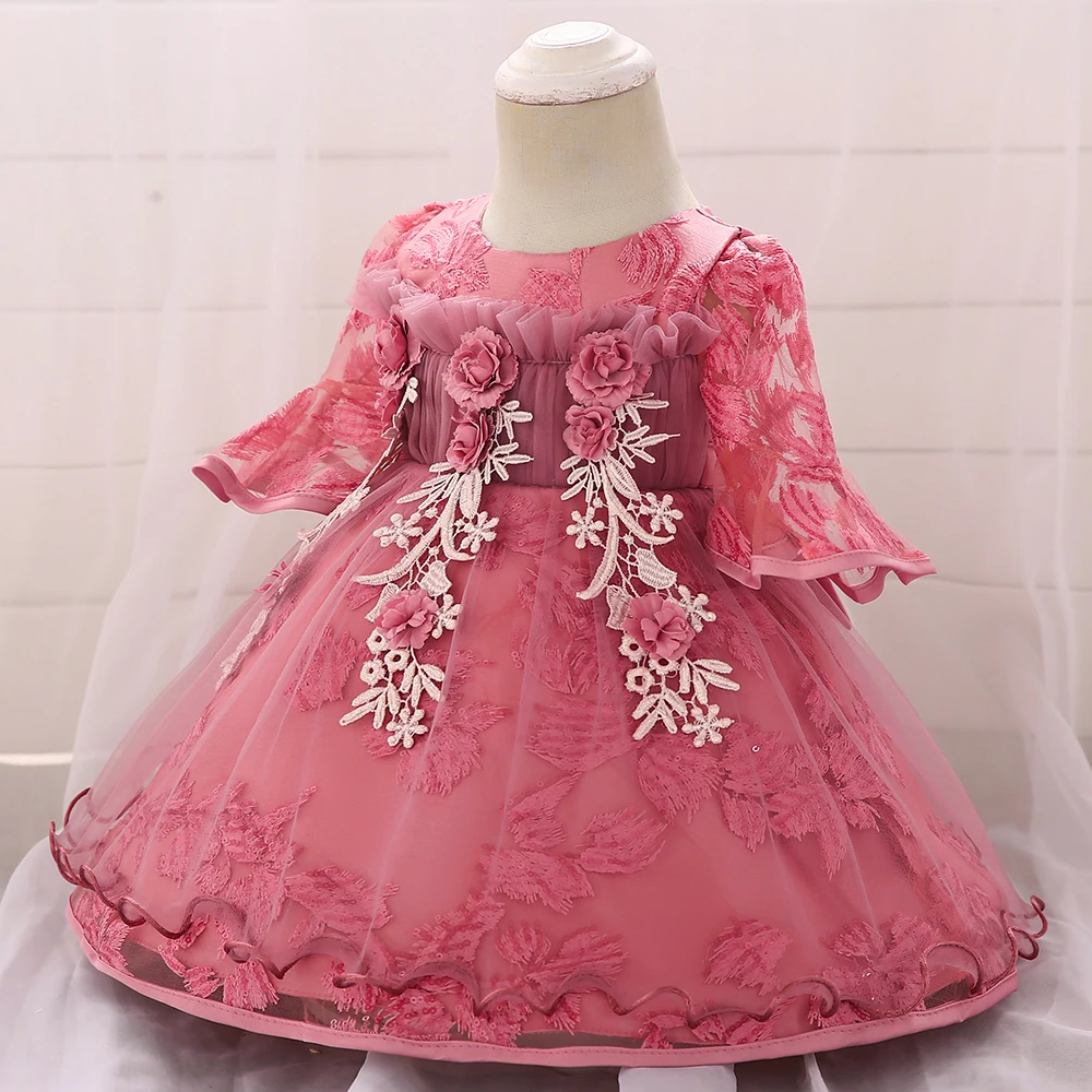 Платья для маленьких девочек 2 лет; платье-пачка принцессы для крещения; платье для маленьких девочек на день рождения; костюм для первого дня рождения