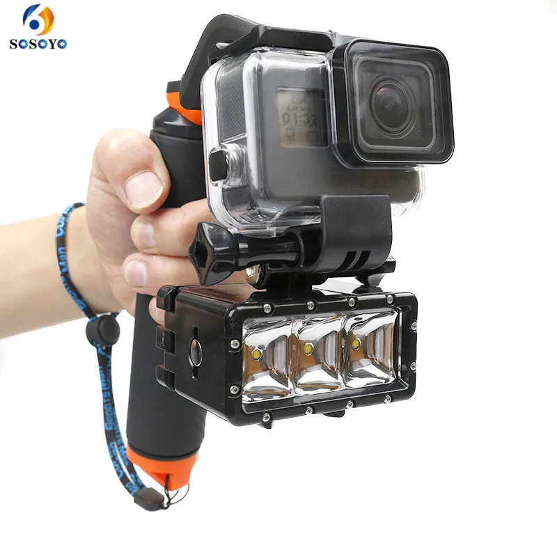 

Sports Camera Cases Handheld Water Floating Hand Grip For Gopro Hero 6/5 Waterproof shell Shutter Trigger Diving Buoyancy Stick