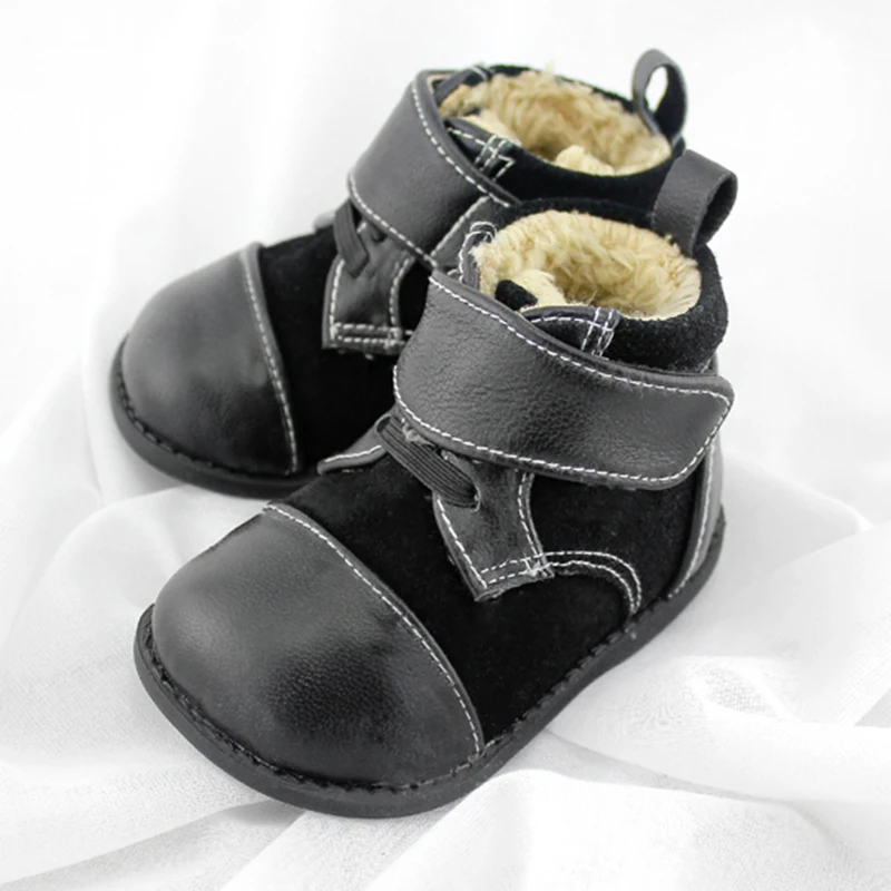 TipsieToes Brand High Quality Leather Stitching Kids Children Soft Boots School Shoes For Boys 2014 Autumn Winter 21403