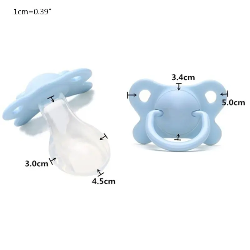 Adult Pacifier Wide-bore Butterfly Shaped Silicone Nipple for Adults Supplies