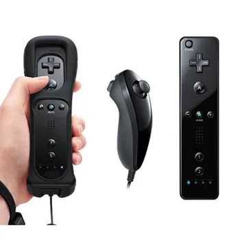 

Games Controller for Wii Wireless 2 in1 Remote controllers Built in Motion Plus Joysticks Nunchuck controller for Nintendo
