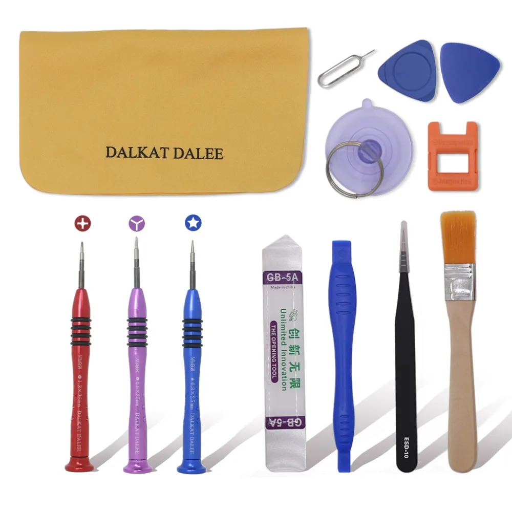 

13 in 1 Premium Opening Pry Tools Kits Professional Mobile Phone Repair Tool Set Screwdriver Set for iPhone 5 6 6S 7 8 Plus X