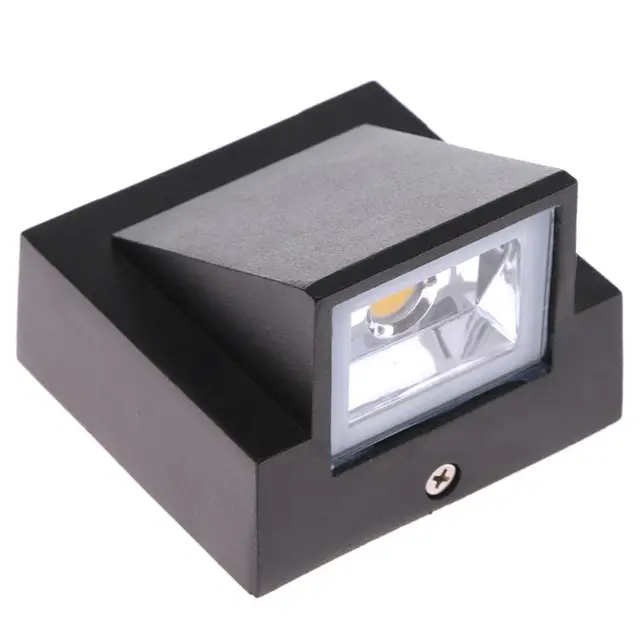 3w warm white led wall sconce light waterproof building exterior